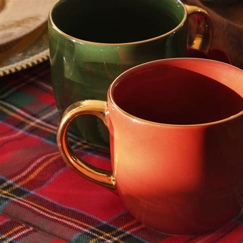 Red Porcelain Senorita Coffee Mug