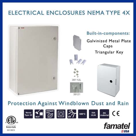Electrical Enclosures NEMA Type 4X - Famatel USA
