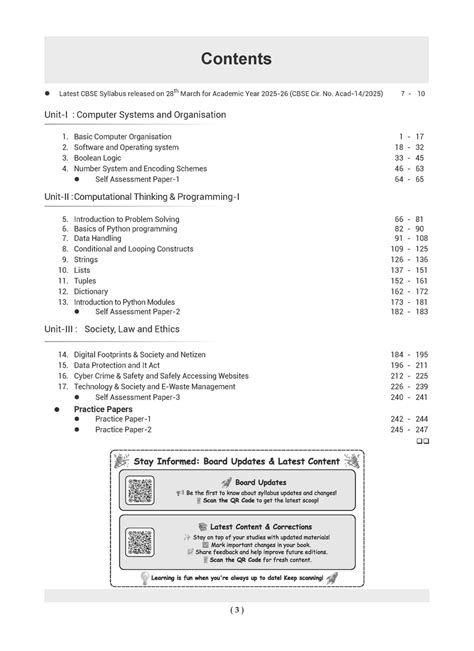 CBSE Question Bank Class 11 Computer Science For 2026 Exam TRUE ...