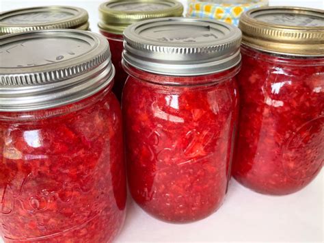 Low Sugar Freezer Strawberry Jam Recipe / Simple and Delicious - You ...