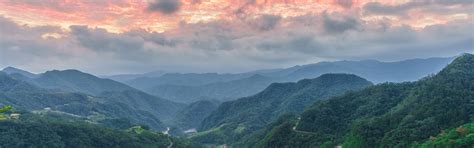 Download wallpaper forest, mountains, Taiwan, haze, section landscapes ...