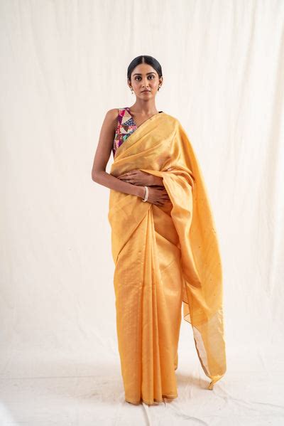 Buy Chanderi Silk Sarees Online at Priyanka Raajiv