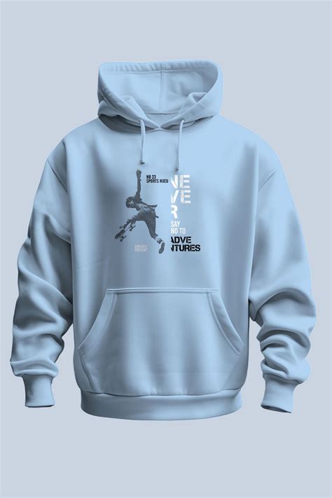 Never Say No Men Printed Hoodie | Premium Prints | Free Shipping | 100% ...