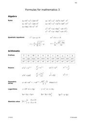 GED Math Formulas 的图像结果