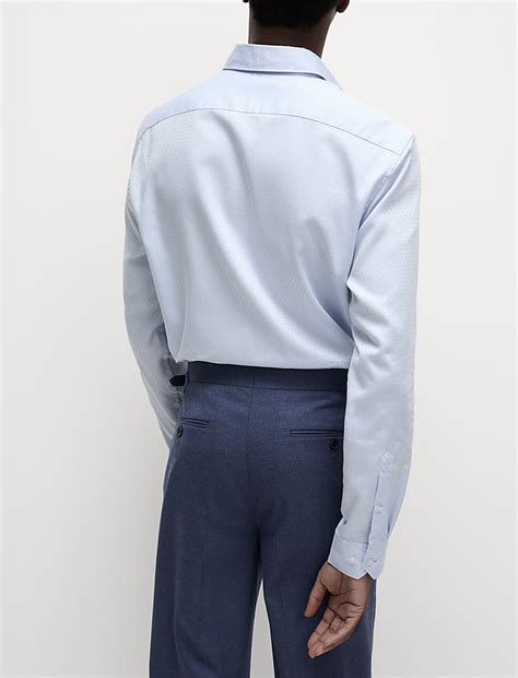 Buy Regular Fit Pure Cotton Dobby Spot Shirt at Marks & Spencer