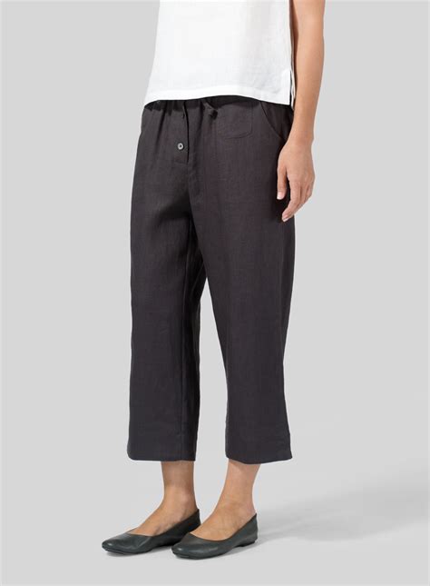 Linen Cropped Pant