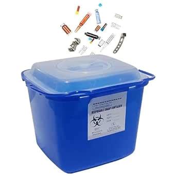 SUKHAD SERVICES Biohazard Disposable Sharps Container Box for Medical ...