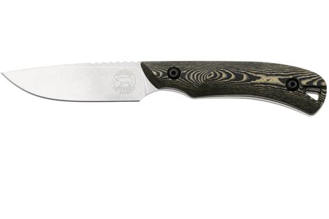 White River Knives Axiom WRSS-AXM-RMB Stonewashed Magnacut, Maple Black Richlite, jachtmes ...