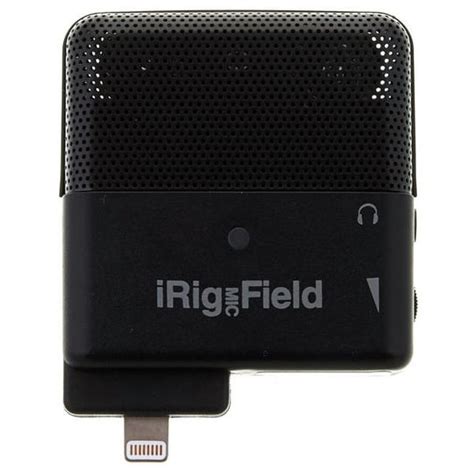 IK Multimedia iRig Mic Field Stereo Plug-in Condenser Microphone ...
