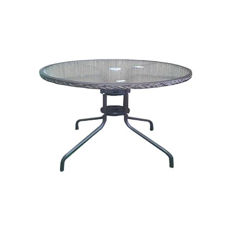 Sto za baštu sa ratan ramom 80cm 1513 | Volim svoj dom