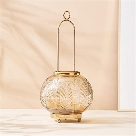 Buy Hoovu Glass & Metal Hanging Lantern from Home Centre at just INR 1499.0