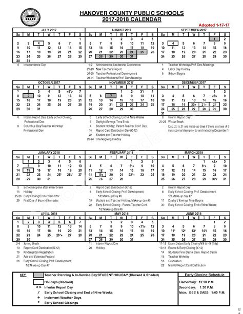 Hanover County Schools Calendar 2025 - Schoolcalendars.net