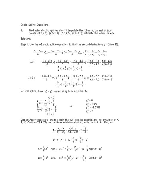 Image result for Cubic Spline Examples