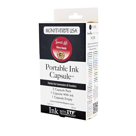 Monteverde Portable 50ml Ink Capsule, Cherry Danish – Makoba
