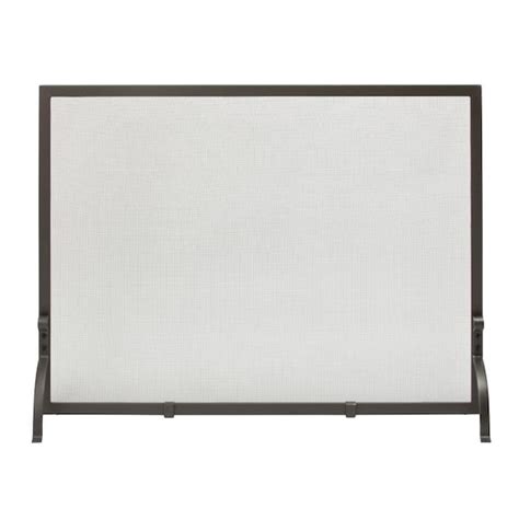 Buy Olde World Iron 44 in. W Single-Panel Fireplace Screen Online at ...