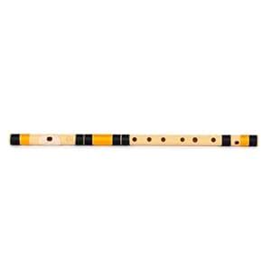 Radhe Flutes PVC Fiber C Natural Bansuri – 19 Inch Middle Octave, Right ...