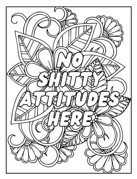 Free Printable Swearing Coloring Pages - Printable Board Games