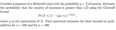 Image result for Bernoulli Trials Probability Questions
