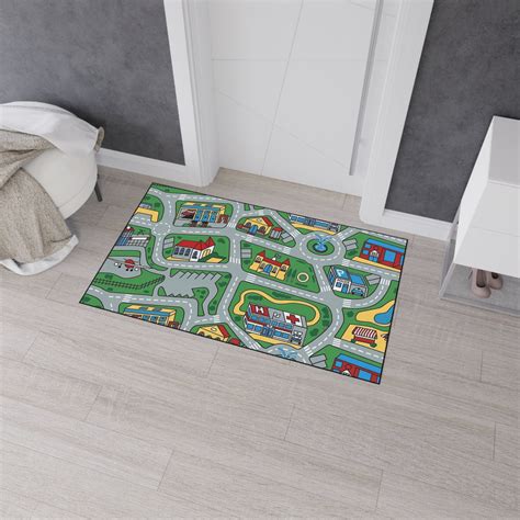 City Rug Nostalgia Floor Mat, 90s Nostalgia, Nostalgia Gift, Toy Car Rug, Toy Play Mat, Car City ...
