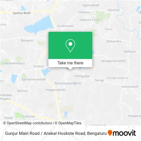 How to Get to Gunjur Main Road / Anekal Hoskote Road in Bengaluru by Bus?