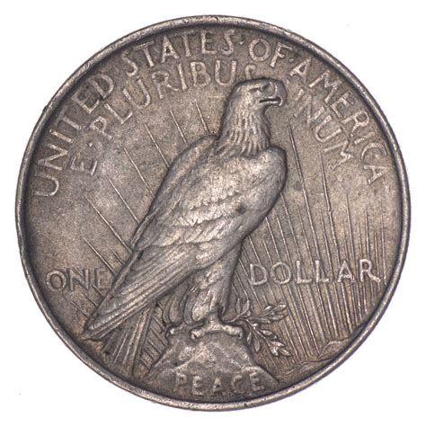 Early 1922 Peace US Coin Silver Dollar 90% Eagle Reverse | Property Room