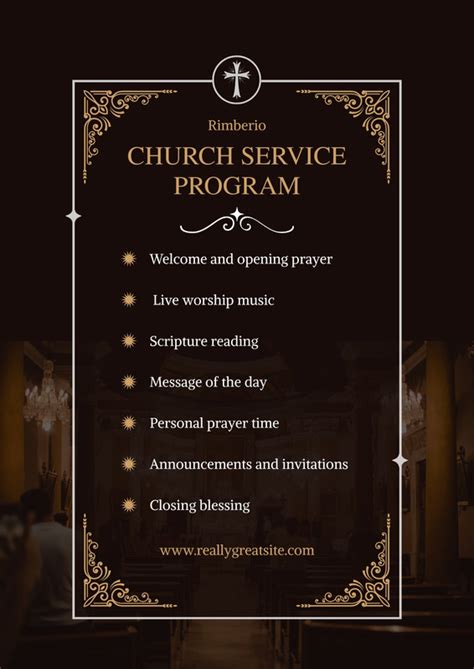 Image result for Church Service Program Examples