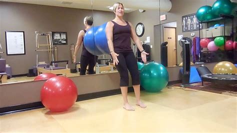 Image result for Squats Using Exercise Ball