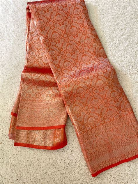 Beautiful soft Banarasi brocade crepe silk sarees in pastels – The Teal ...