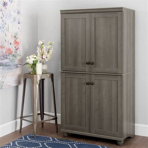 Hopedale 4-Door Storage Armoire * D - South Shore Industries | AFW.com