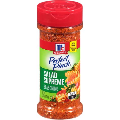 McCormick Perfect Pinch Gluten Free Salad Supreme Seasoning, 4.34 oz ...