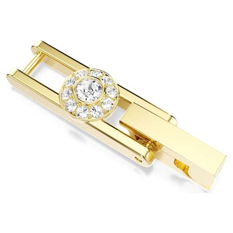 Una Angelic extender, Round cut, White, Gold-tone plated | Swarovski