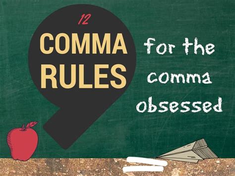 Image result for Simple Comma Rules Guide