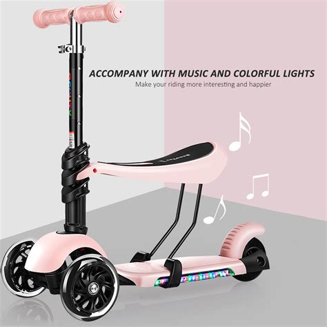 Three Wheeled Scooter 3 in 1 Kick Scooter Sport Sc... - Grandado