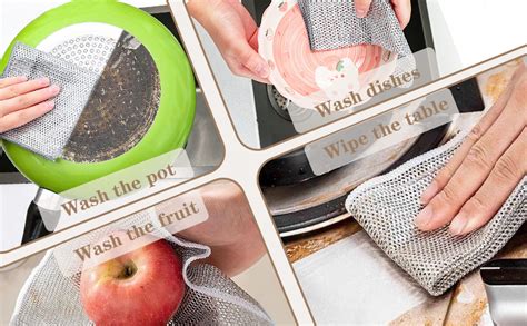 2 PCS New Upgrade 2-Layer Non-Scratch Multipurpose Steel Wire ...