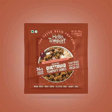 Roasted Chettinad Tempeh Cubes - Chettinad Marinated Cubes Online ...