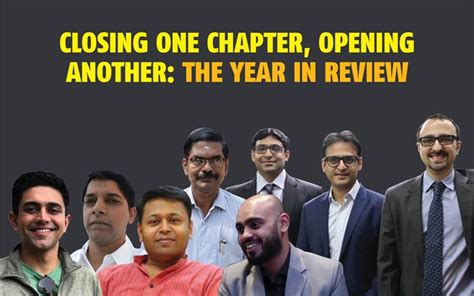 Closing one chapter, opening another: The year in review (Part I) — The ...