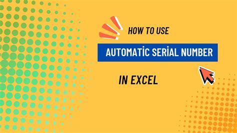 Image result for Automatic Serial Numver Formula in Exel