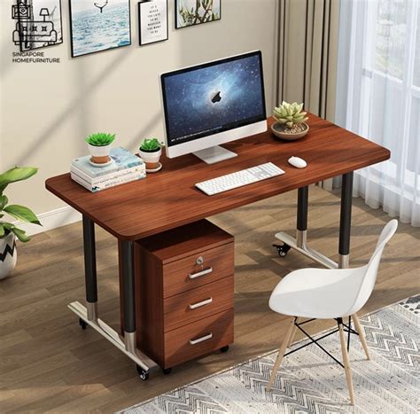 Computer Table On Wheels 的图像结果