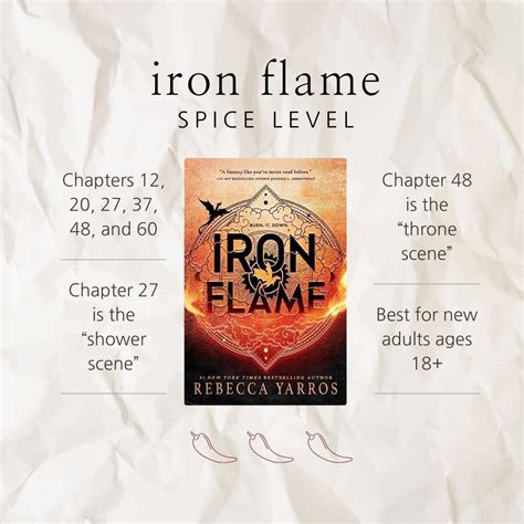 Iron Flame Spicy Chapters List (With PDF Bookmark)