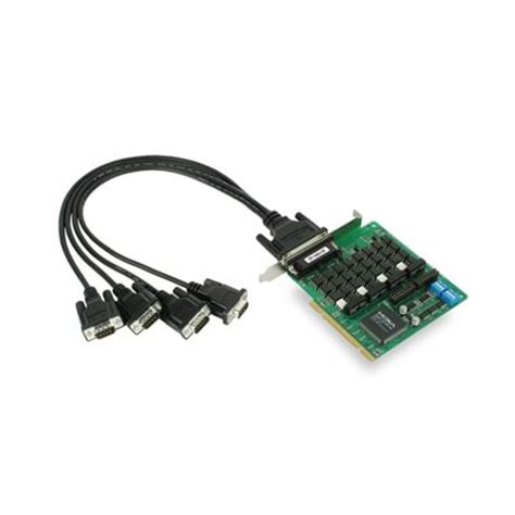 CP-134U-DB9M MOXA | MOXA 4 Port PCI RS485, RS422 Serial Card | 258-9828 ...