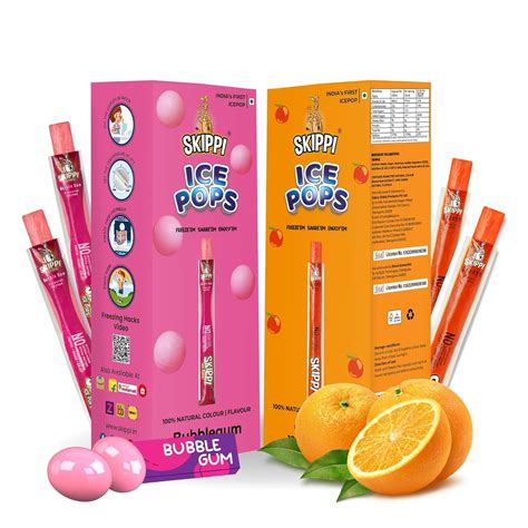 Skippi Ice Pops 100% Natural Freezer Pops, Juice Bars, Ice Pops ...