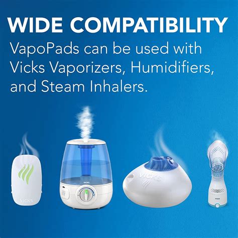 Vicks VapoPads 20 Count - Soothing Menthol Vapor Pads for Humidifiers ...