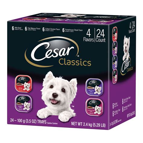 Cesar Wet Dog Food Nutrition Facts at Lucinda Nicoll blog