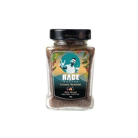 Rage Coffee Flavoured Instant Coffee | Creamy Hazelnut Silk Blend 50 ...