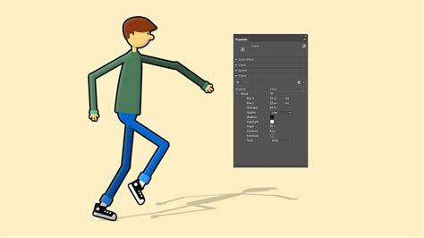 Using layer effects in Animate