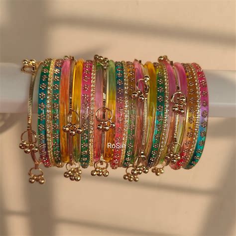 Rainbow 🌈 bangles set(1 hand) – Rosin