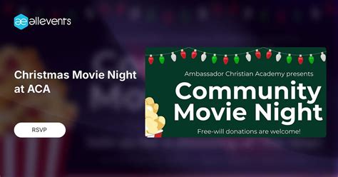 Christmas Movie Night at ACA, Ambassador Christian Academy, Mount ...