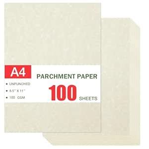 XXINMOH 100 Sheets Certificate Paper, Resume Stationary Printer ...