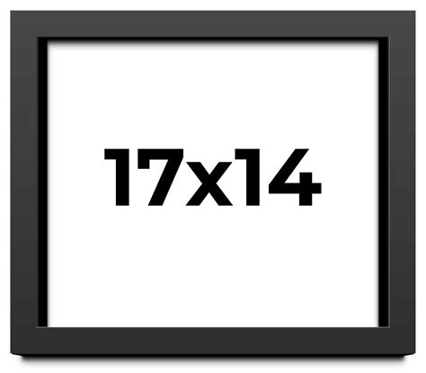 14x17 Shadow Box 1.5" Depth Picture Frame with UV-Resistant Acrylic ...