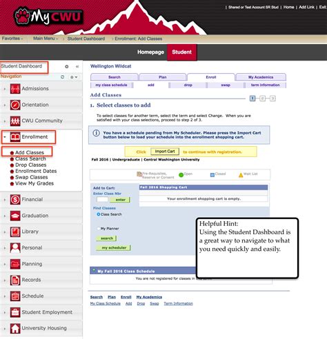 MyCWU Guide - Central Washington University - Modern Campus Catalog™